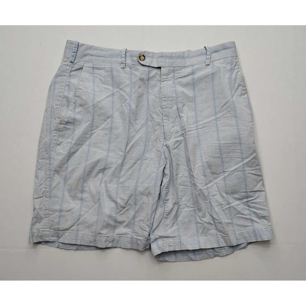 Peter Millar Golf Shorts Plaid Seersucker Mens Size 34 8in‎ inseam